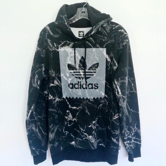 marble adidas hoodie